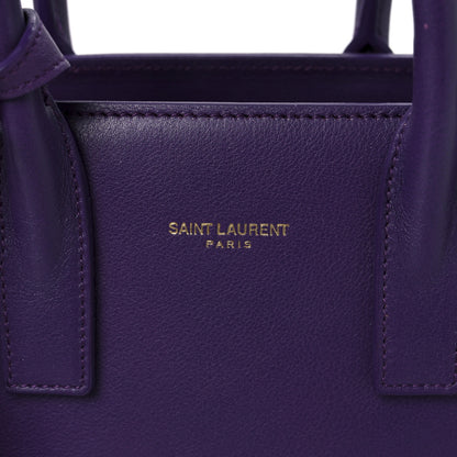 Saint Laurent Calfskin Nano Sac De Jour Purple 8 of 12