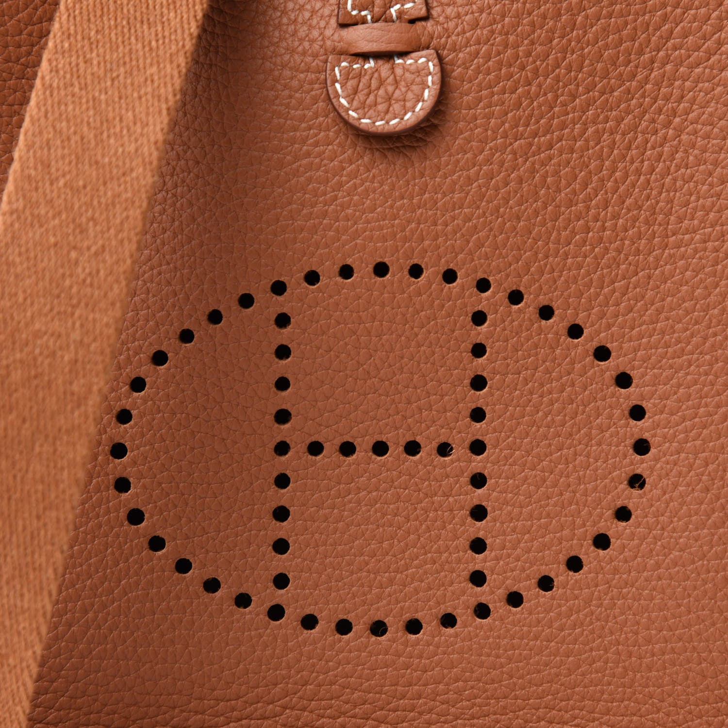 Hermes Taurillon Clemence Evelyne TPM Gold 10 of 11