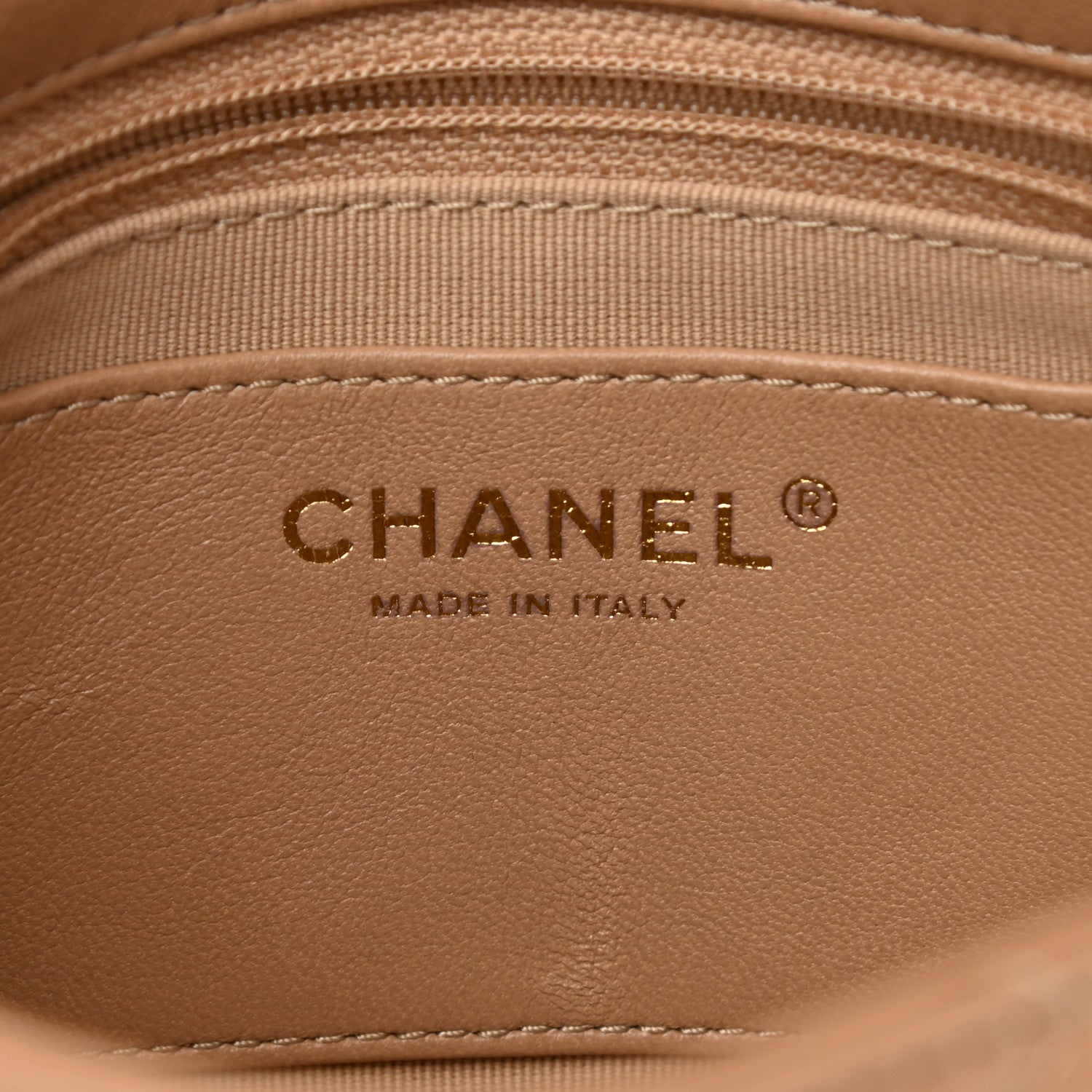 Chanel Lambskin Quilted Small CC Funky Town Flap Beige 6 of 11