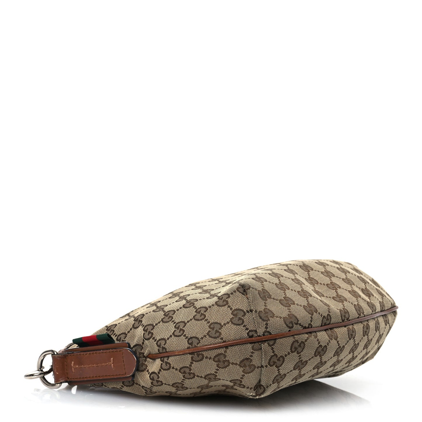 Monogram Medium Half Moon Hobo Brown