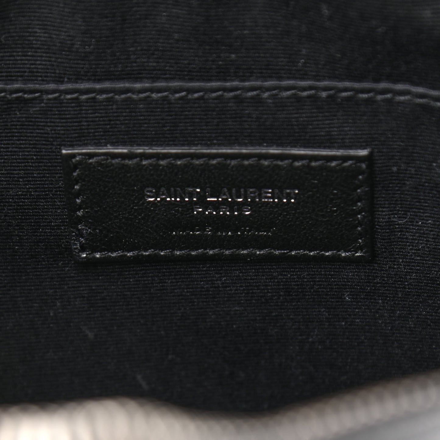 Linen Canvas Monogram Lou Camera Bag Black