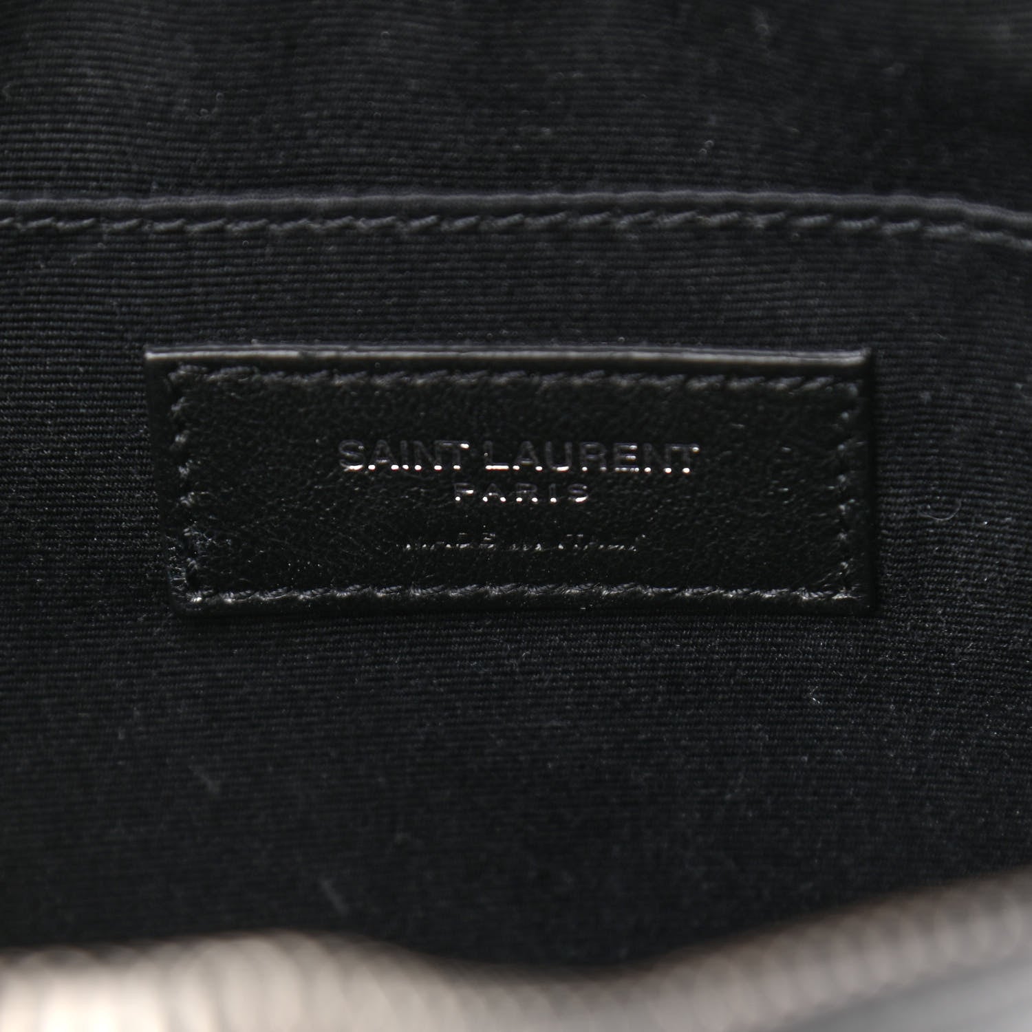 Saint Laurent Linen Canvas Monogram Lou Camera Bag Black 6 of 11