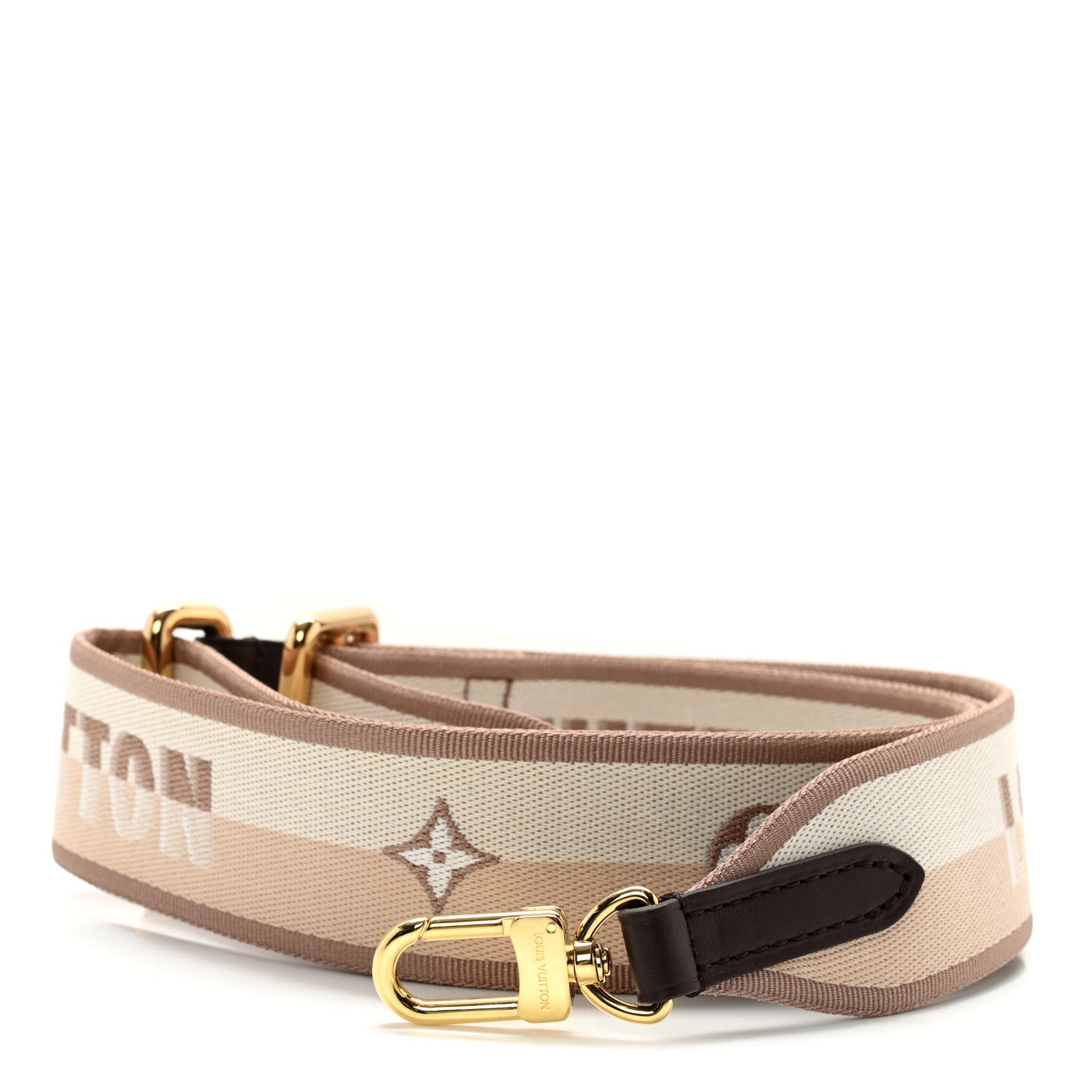 Louis Vuitton Jacquard Speedy Bandouliere 20 Shoulder Strap Beige Brown 1 of 3