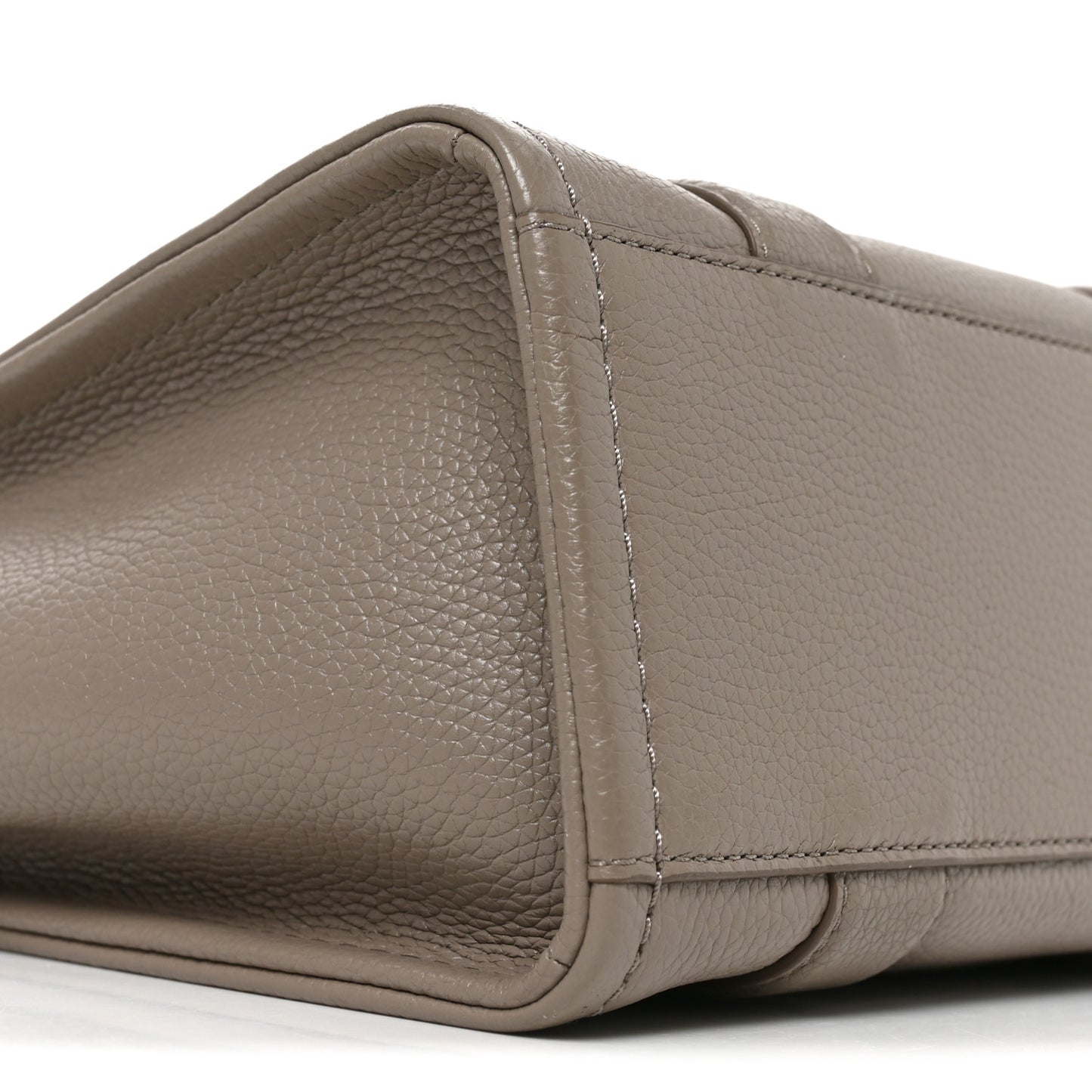 Grained Calfskin Small The Tote Bag Cement
