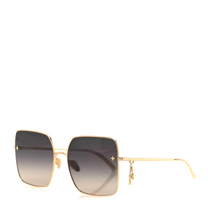 Louis Vuitton Metal LV Square Charm Sunglasses Z1718U Black 1 of 9