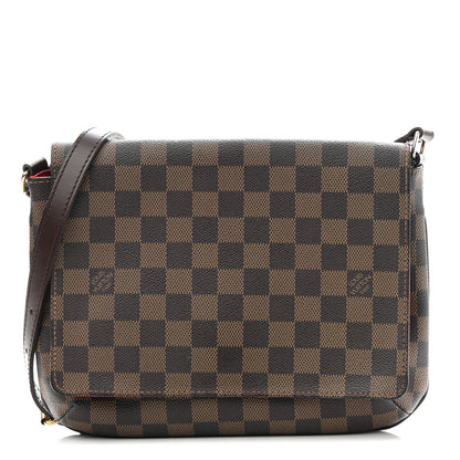 Louis Vuitton Damier Ebene Musette Tango Long Strap 1 of 8