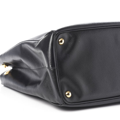 Prada Saffiano Large Galleria Double Zip Tote Black 8 of 9