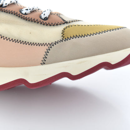 Fendi Technical Mesh Lycra FFreedom Patchwork Sneakers 40 Mosaico 10 of 19