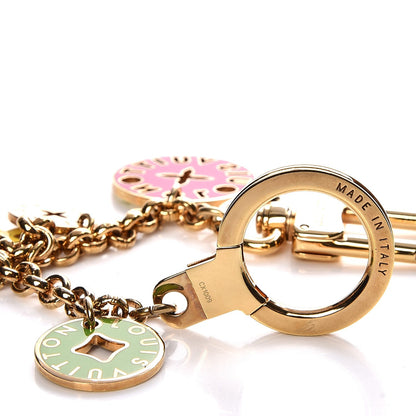Louis Vuitton Enamel Looping Key Chain Bag Charm Multicolor 3 of 3