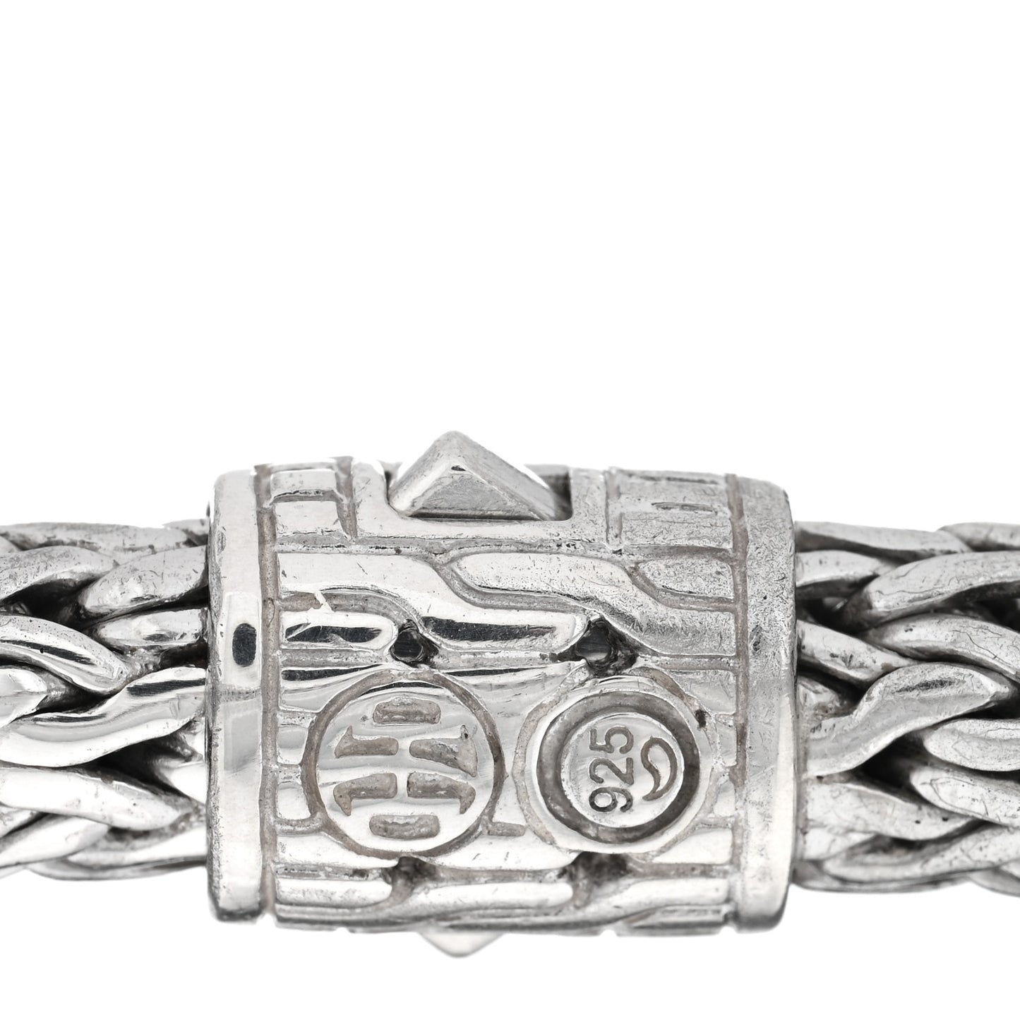 Sterling Silver Diamond 7.5mm Classic Chain Bracelet