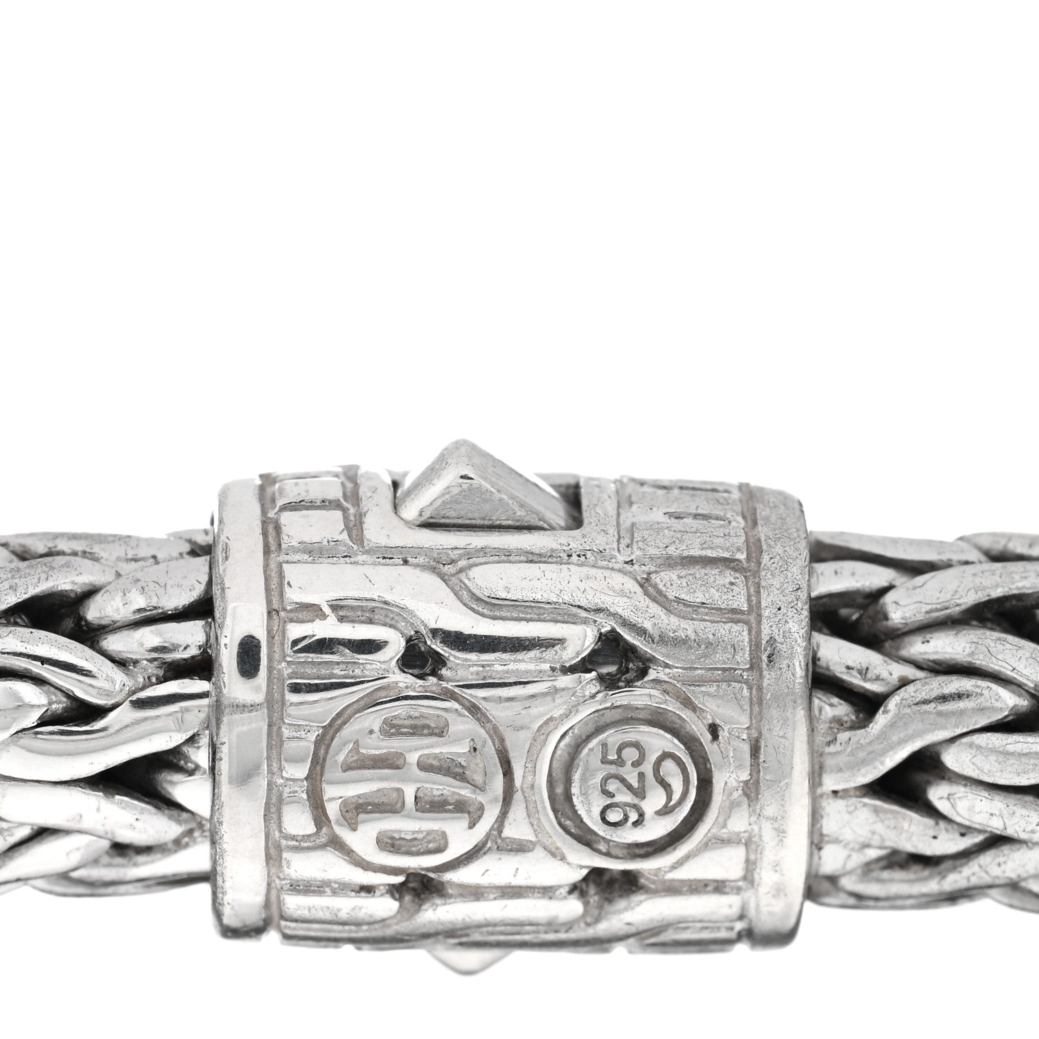 John Hardy Sterling Silver Diamond 7.5mm Classic Chain Bracelet 3 of 3