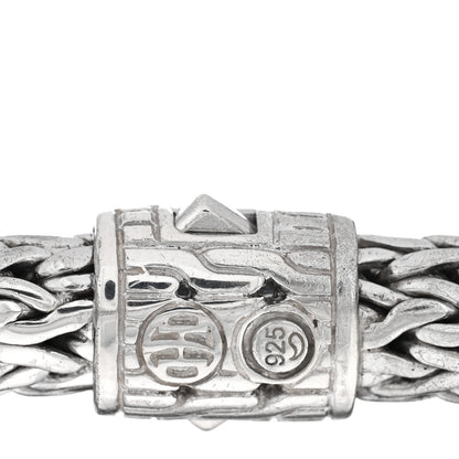 John Hardy Sterling Silver Diamond 7.5mm Classic Chain Bracelet 3 of 3