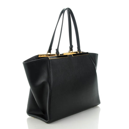 Fendi Vitello Elite Large 3Jours Tote Black 3 of 9