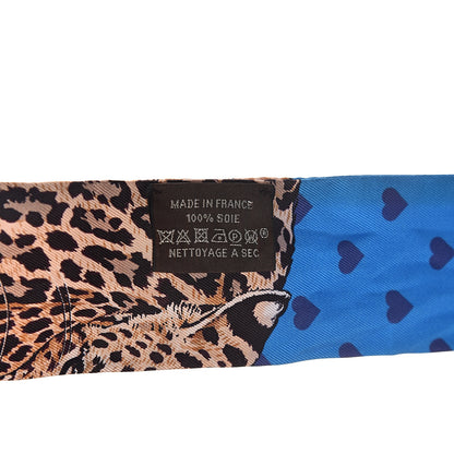 Hermes Silk Jungle Love Love Twilly Bleu Gitane Gris Bleuete 2 of 2