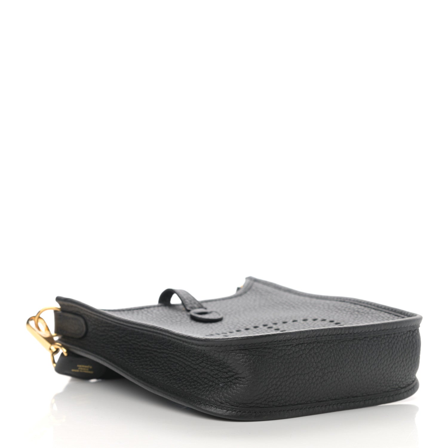 Hermes Taurillon Clemence Evelyne TPM Black 4 of 10