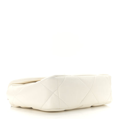 Chanel Lambskin Quilted Medium Chanel 19 Flap White 4 of 10