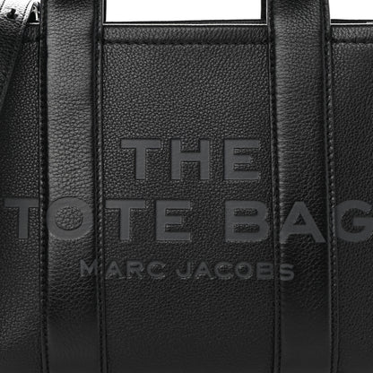 Marc Jacobs Grained Calfskin Small The Tote Bag Black 8 of 10