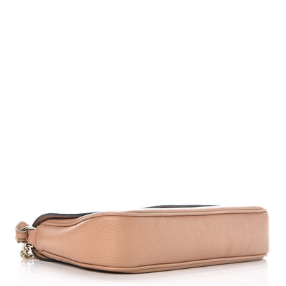 Gucci Pebbled Calfskin Medium Soho Flap Crossbody Camelia 4 of 8