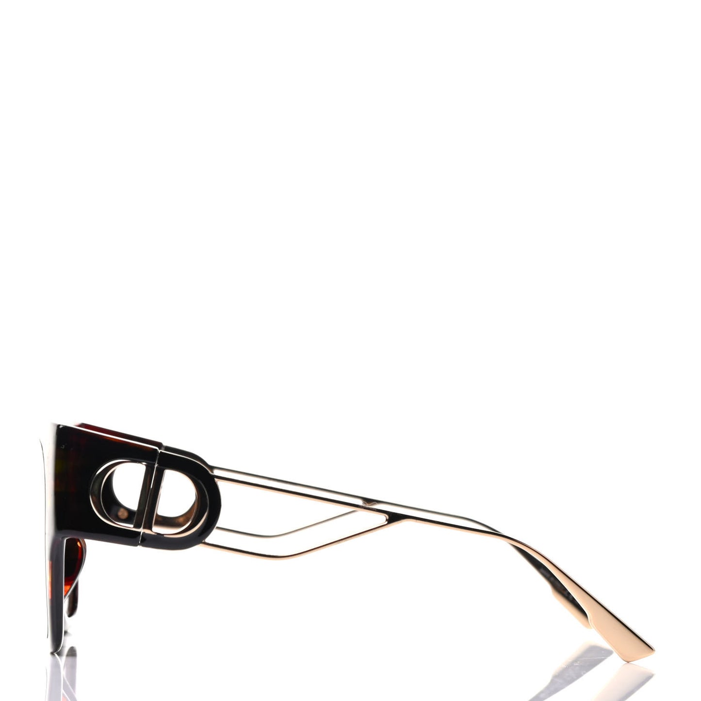 Rectangular 30 Montaigne 1 Sunglasses Tortoise