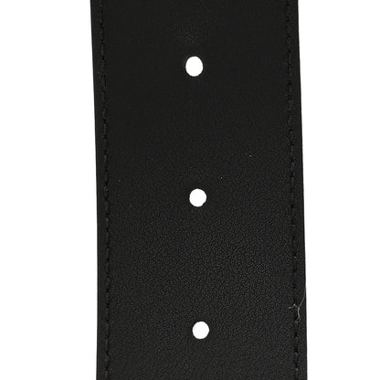 Gucci Calfskin Crystal Double G Belt 80 32 Black 4 of 5