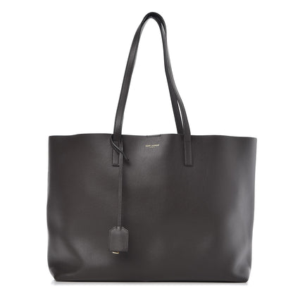 Saint Laurent Calfskin Large Shopping Tote Dark Grey 1 of 15