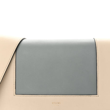 Celine Shiny Smooth Calfskin Medium Frame Shoulder Bag Grege Storm 8 of 12