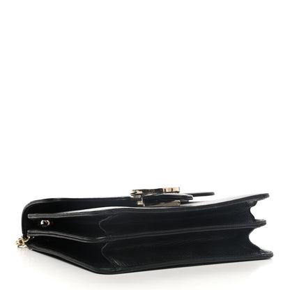 Gucci Dollar Calfskin Small Interlocking G Shoulder Bag Black 4 of 11