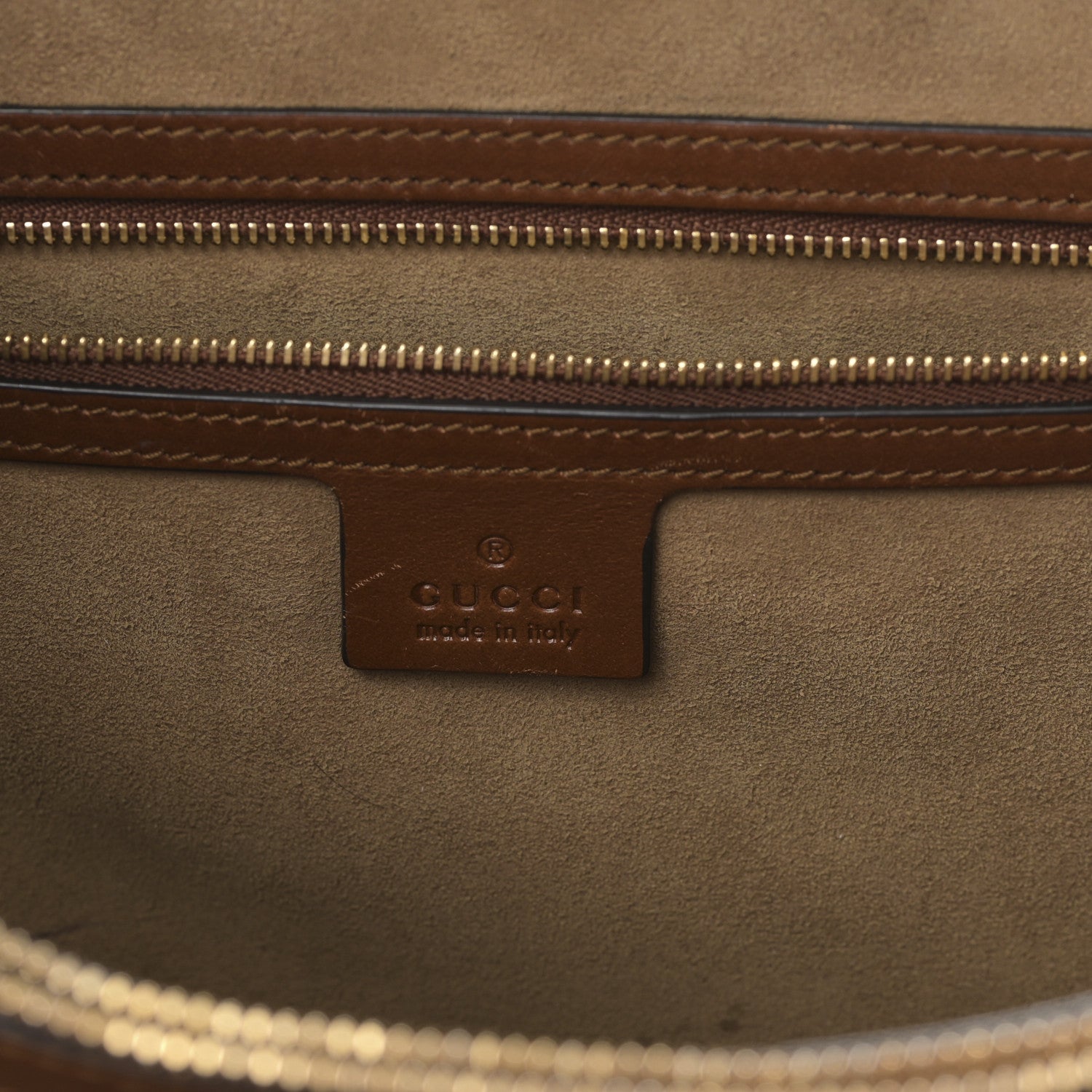 Gucci GG Supreme Monogram Large Top Handle Bag Beige Tuscany 6 of 9