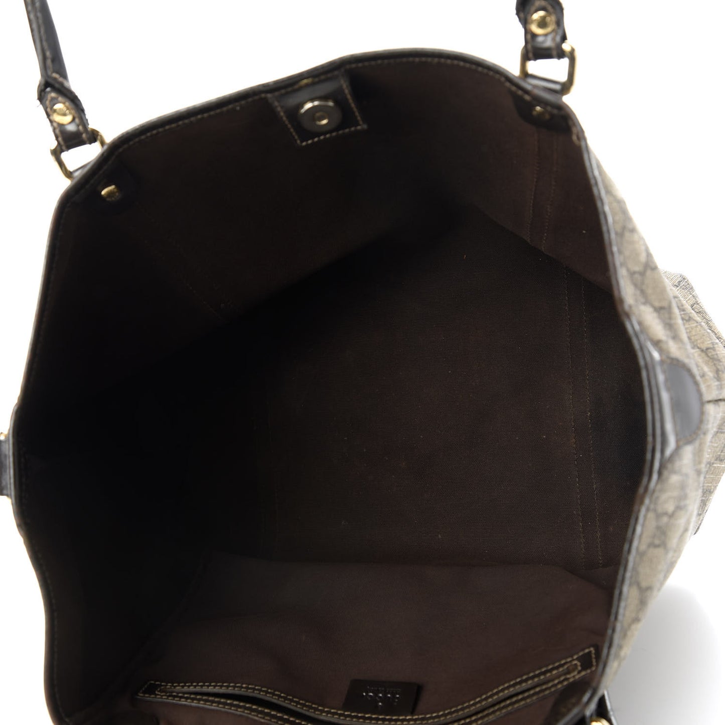 GG Plus Monogram Medium Joy Tote Brown