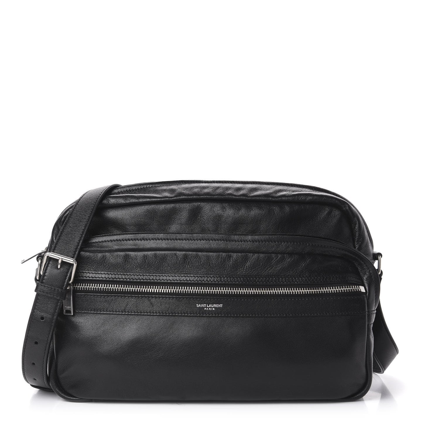 Lambskin Sid Messenger Bag Black