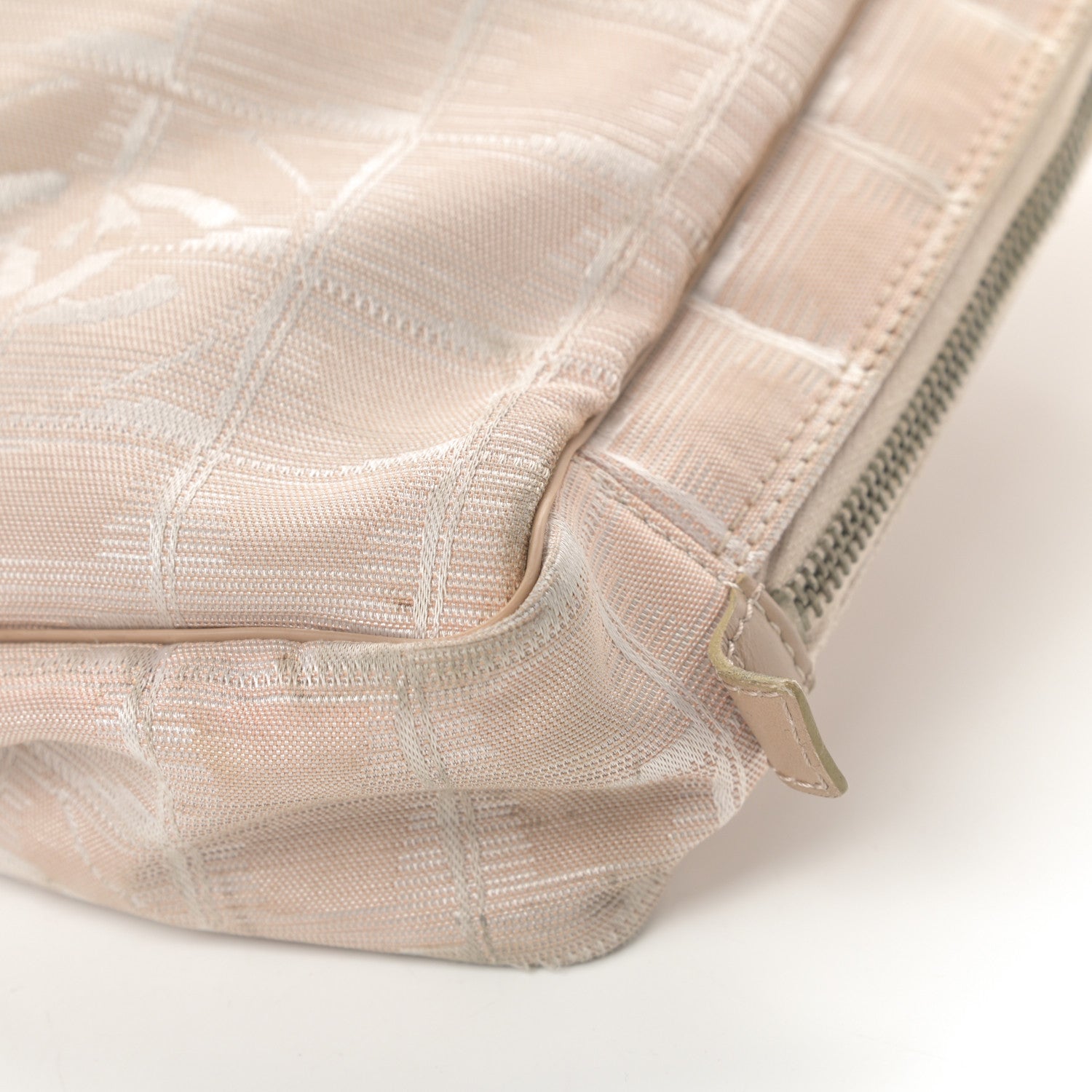 Chanel Nylon Travel Briefcase Beige 10 of 17