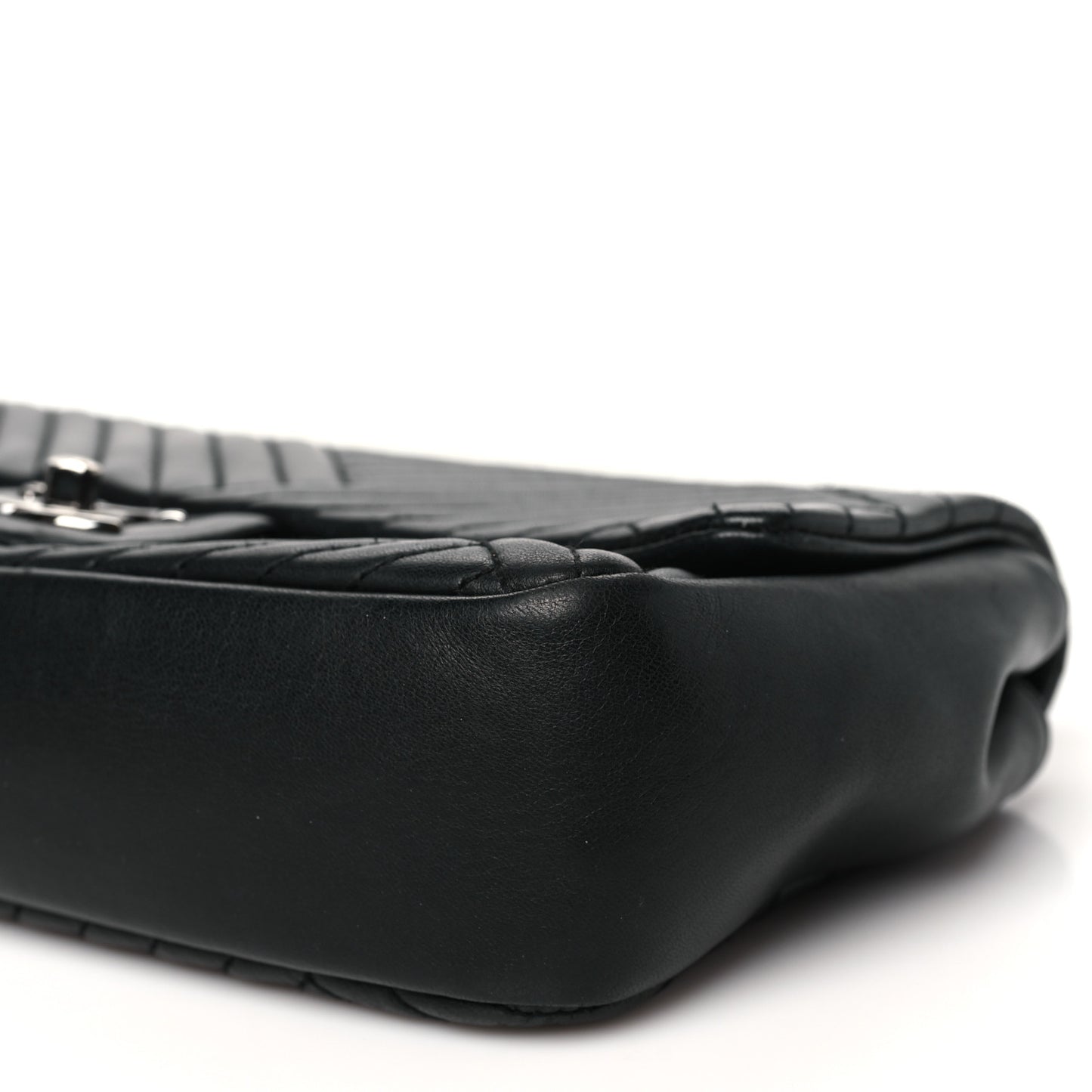 Lambskin Small CC Crossing Flap Black