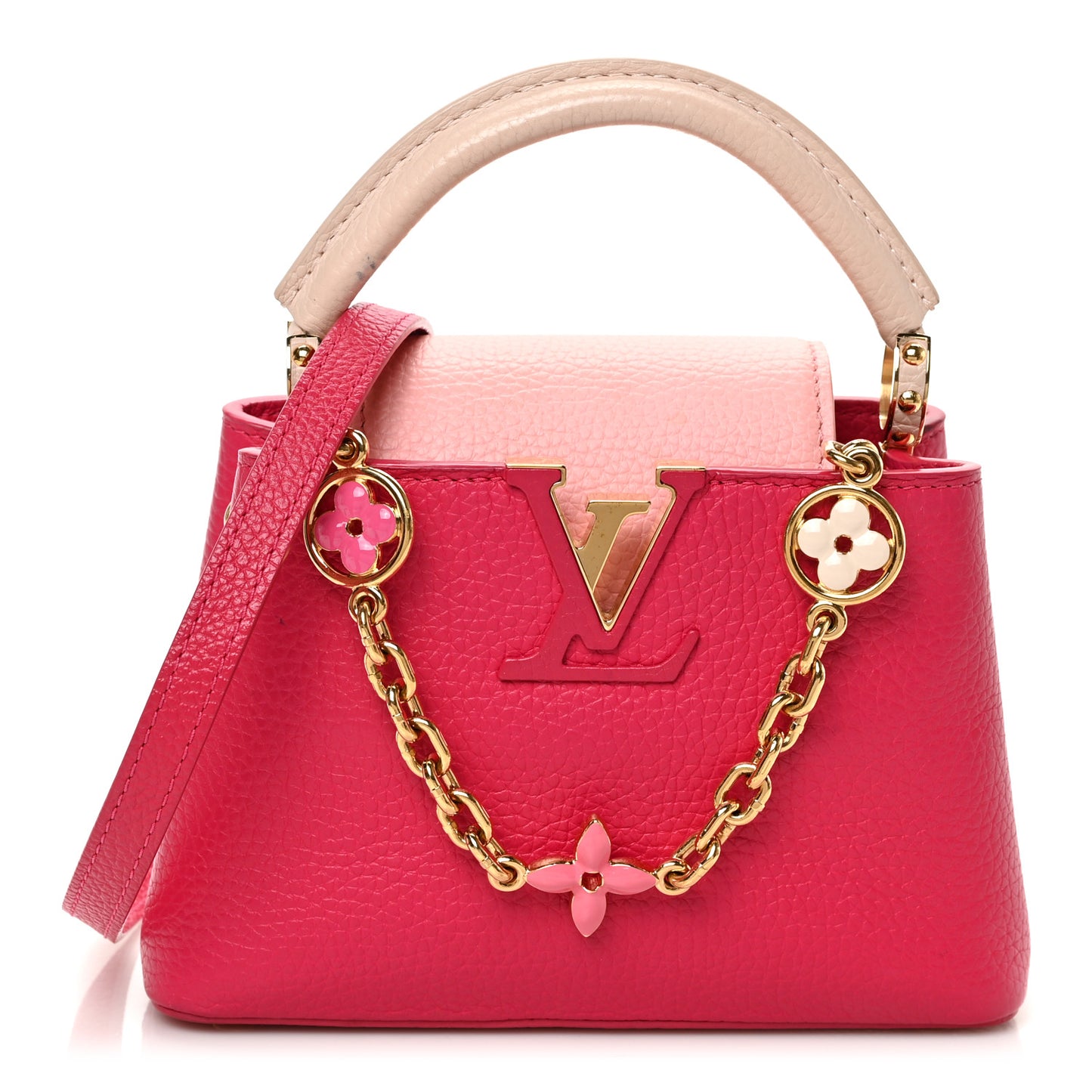 Taurillon Flower Chain Capucines Mini Rose Pondicherry