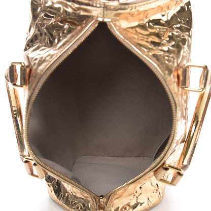 Louis Vuitton Monogram Miroir Speedy 30 Gold 5 of 11