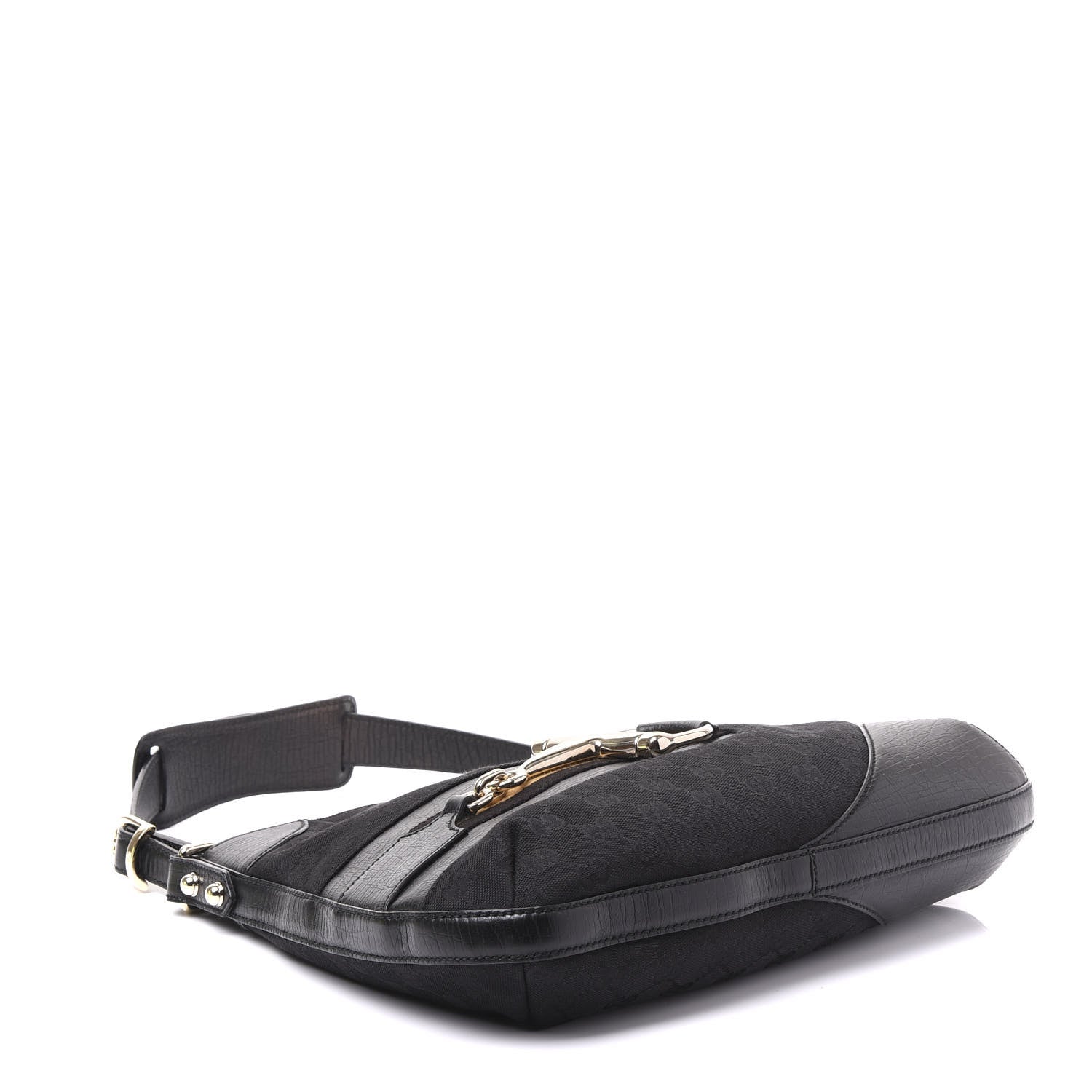 Gucci Monogram Hasler Hobo Black 3 of 9