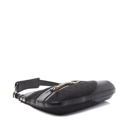 Gucci Monogram Hasler Hobo Black 3 of 9