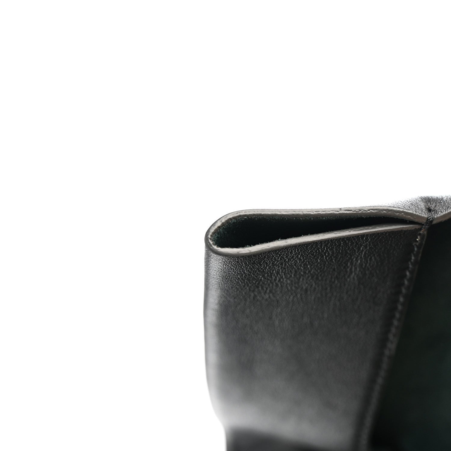 Celine Calfskin All Soft Shoulder Bag Black Grey Green 15 of 17