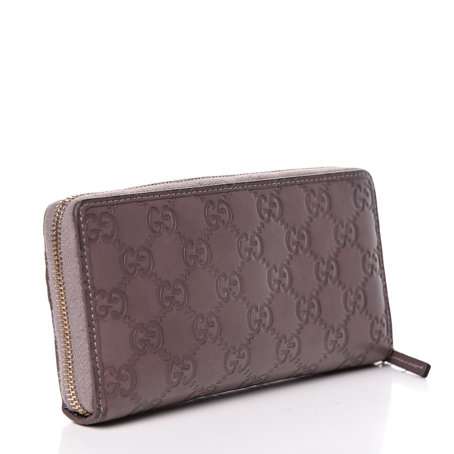 Gucci Guccissima Princy Zip Around Wallet Purple 3 of 12