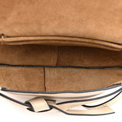 Loewe Pebble Grain Calfskin Mini Gate Dual Bag Light Oat 5 of 9