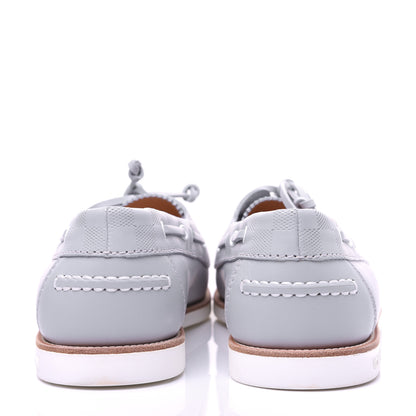 Louis Vuitton Damier Infini Mens Marina Bay Boat Shoes 11 Gris 4 of 12