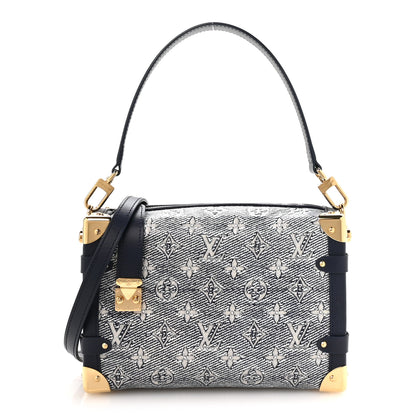 Louis Vuitton Monoglam Side Trunk MM Blue 1 of 10