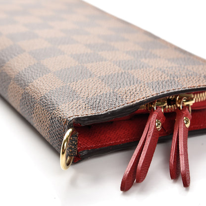 Louis Vuitton Damier Ebene Insolite Wallet Red 7 of 7