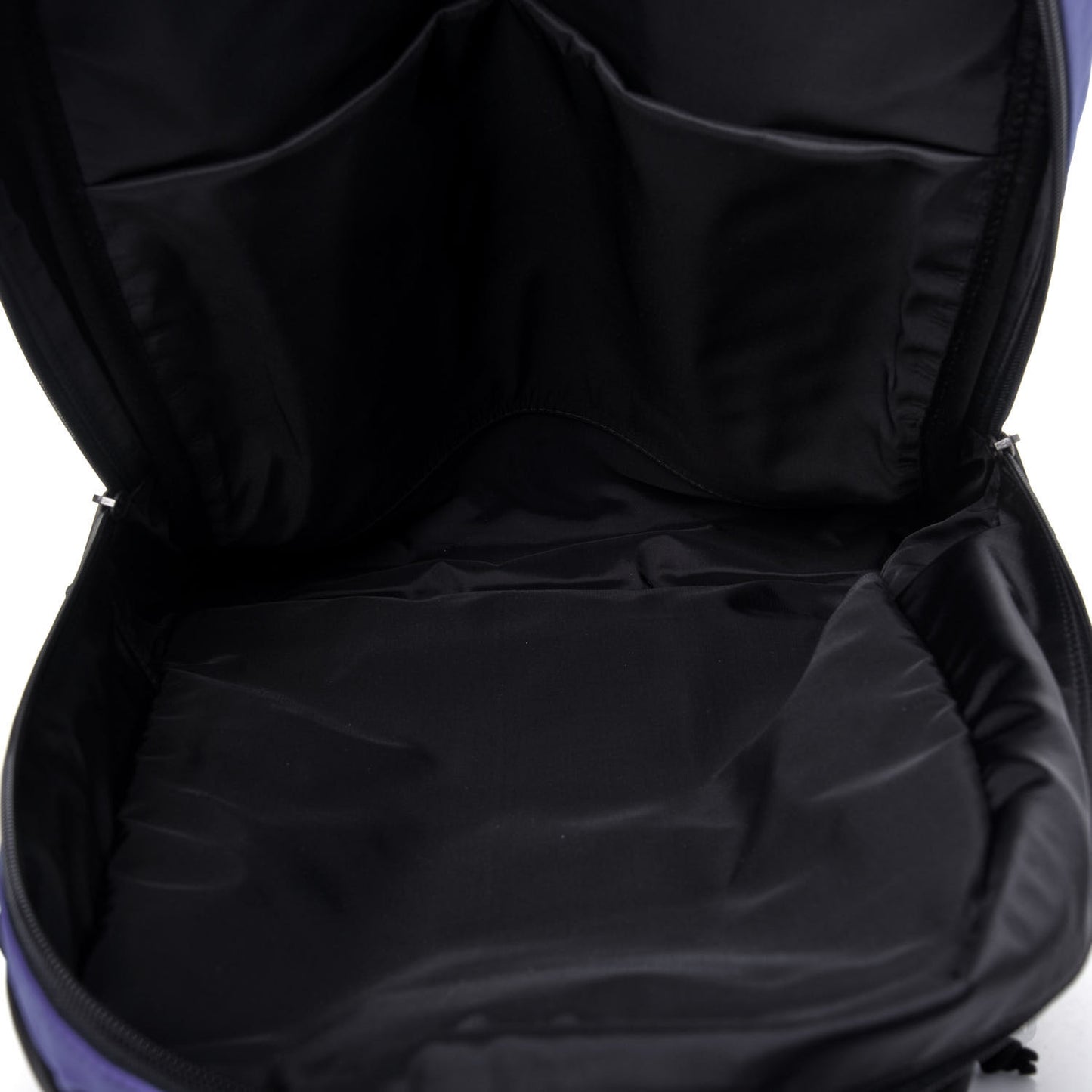 Nylon Double Pack Backpack Purple Black