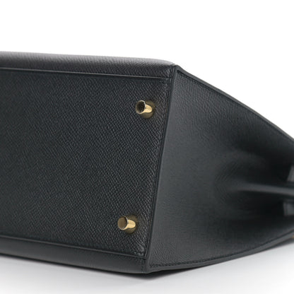 Hermes Epsom Kelly Sellier 28 Black 10 of 14