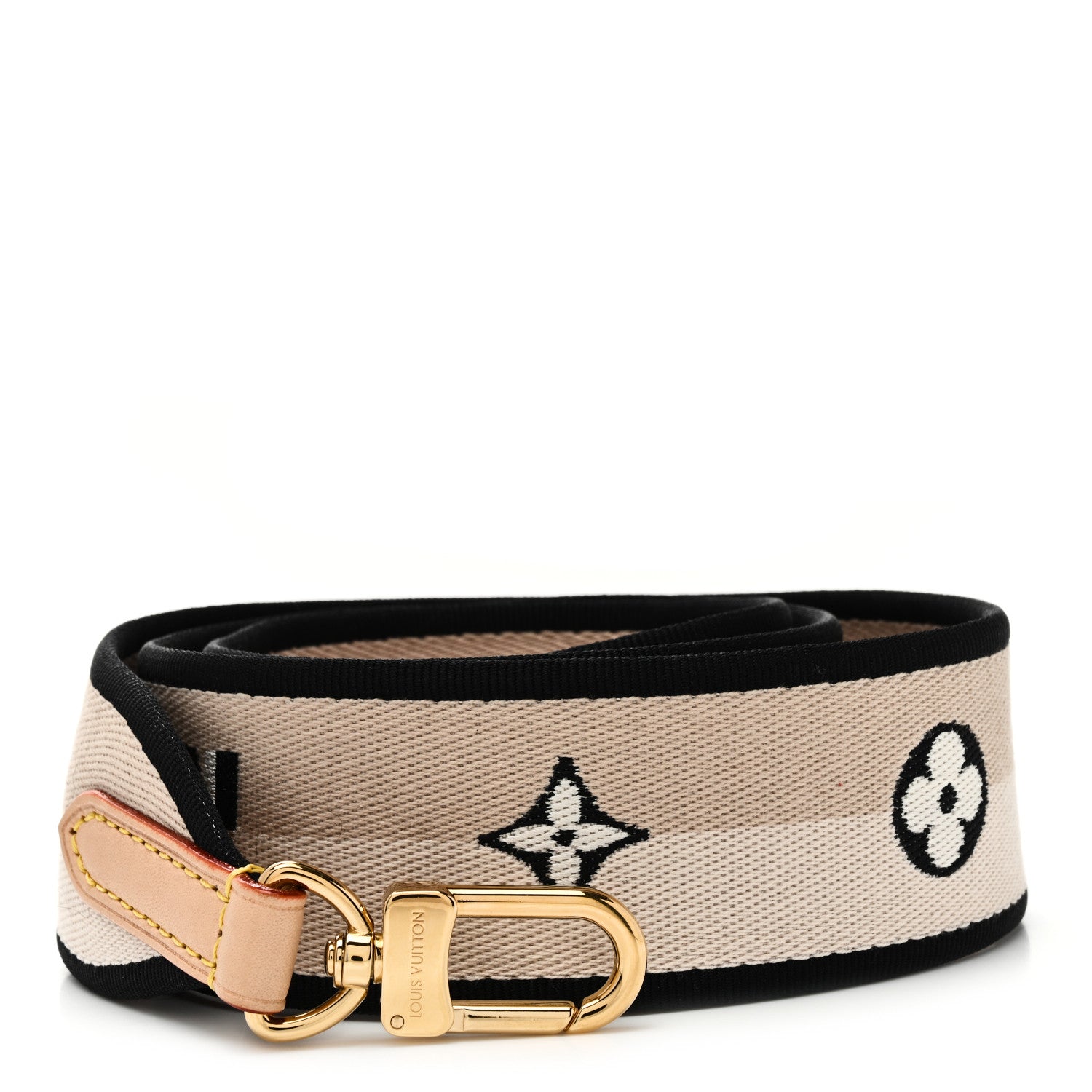 Louis Vuitton Jacquard Diane Shoulder Strap Black 1 of 3