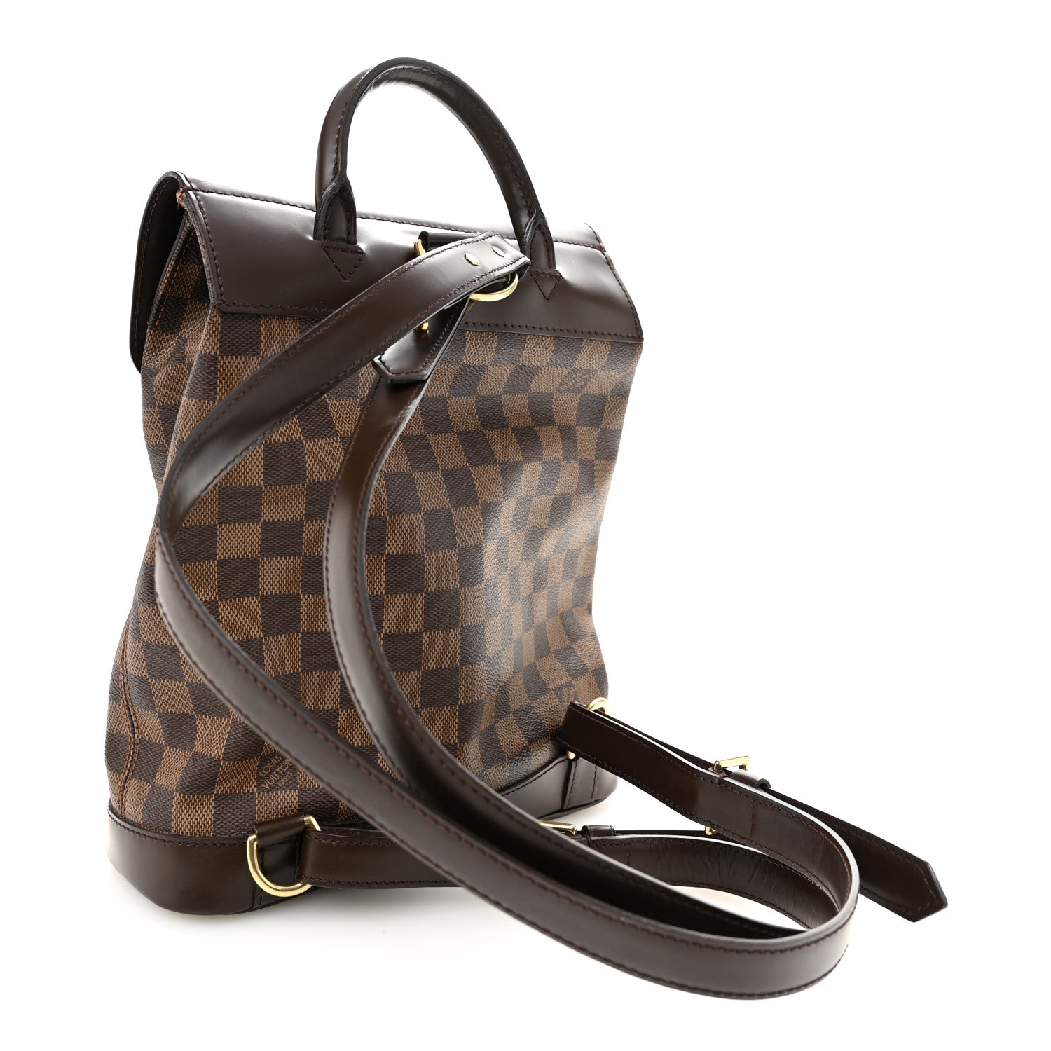 Louis Vuitton Damier Ebene Soho Backpack 3 of 11
