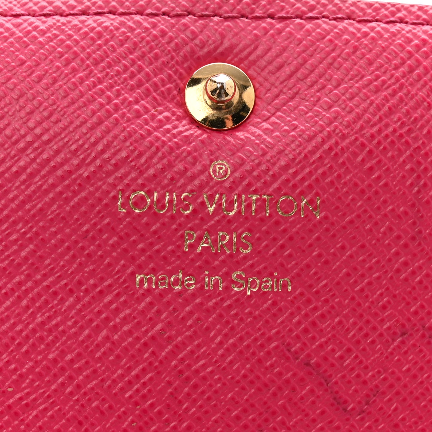 Monogram Bloom Flower Emilie Wallet Fuchsia