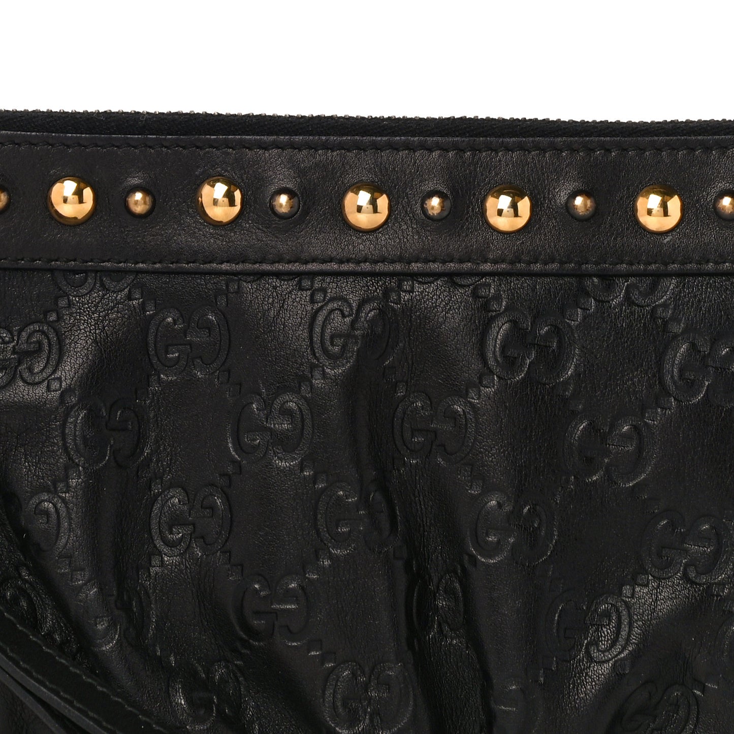 Guccissima Babouska Wristlet Black