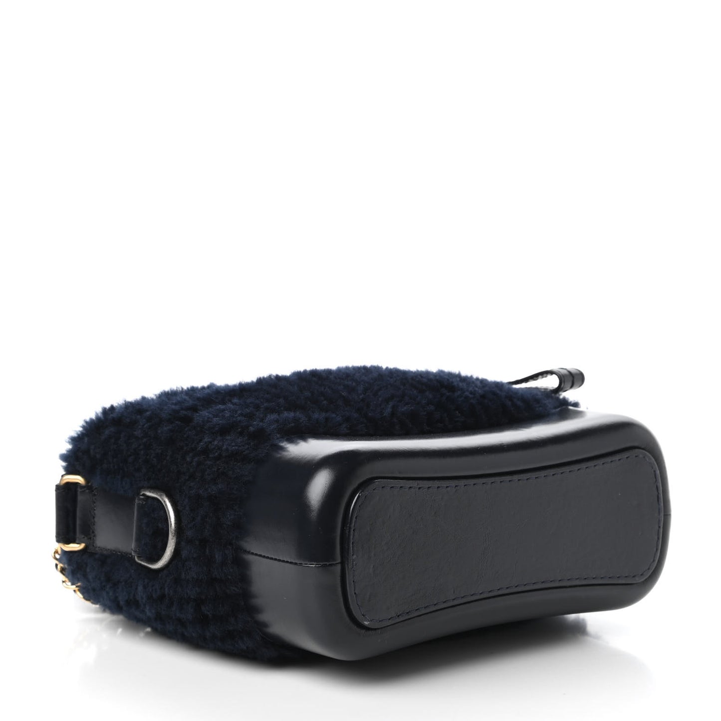 Shearling Small Gabrielle Hobo Navy