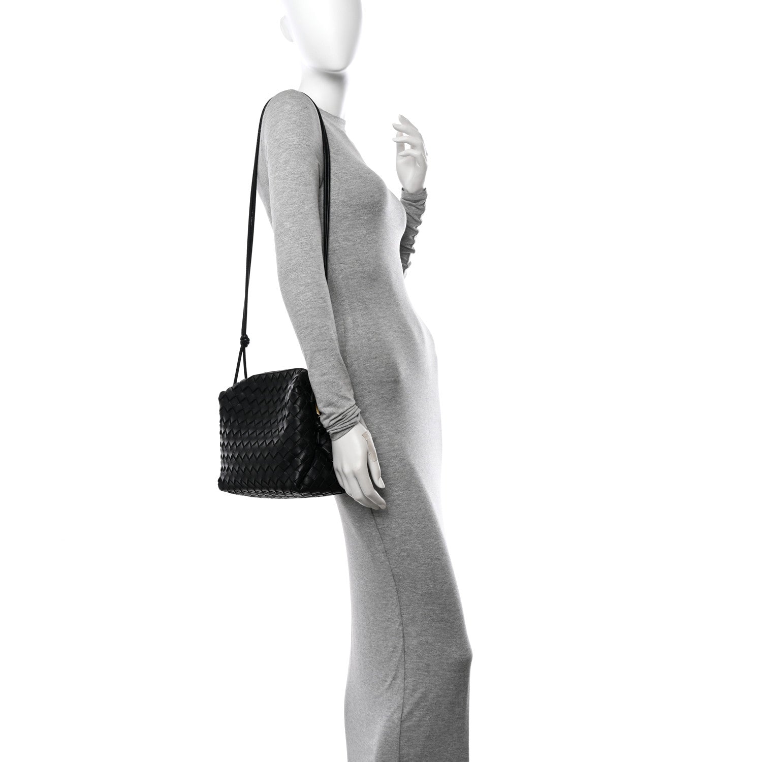 Bottega Veneta Nappa Intrecciato Small Loop Camera Bag Black 2 of 11